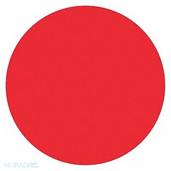 TAPE LOGIC Inventory Circle Label 2 Red, 51MJ30