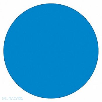 TAPE LOGIC Inventory Circle Label 1/2 Light Blue, 51MJ87