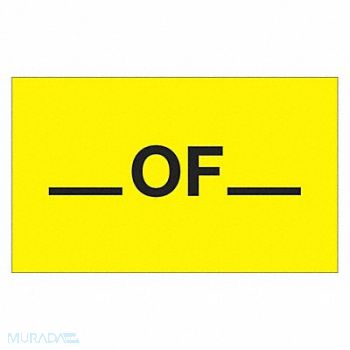 TAPE LOGIC Label of 3x5, 51MR45