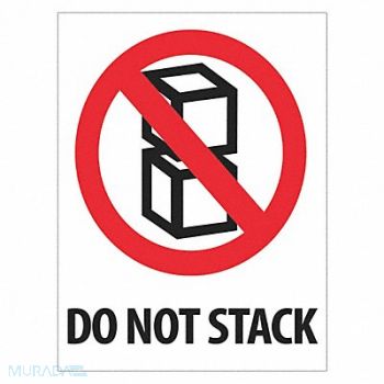 TAPE LOGIC Label Do Not Stack 3x4, 51MT02