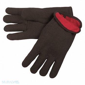PARTNERS BRAND Lined Jersey Cotton Gloves L PK12, 51MY58