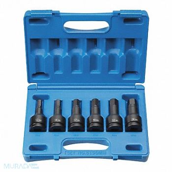 GREY PNEUMATIC Gray Pneumatic 3/4 DR 6PC HEX, 51NK10