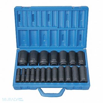 GREY PNEUMATIC Fractional Master Set 1/2 D 19 pcs., 51NL54