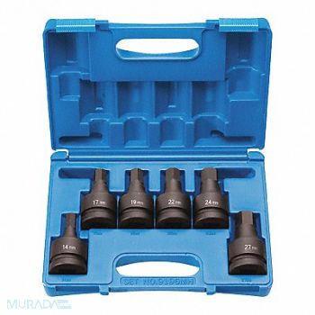 GREY PNEUMATIC Hex Set 1 D 6pcs., 51NM25