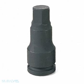 GREY PNEUMATIC Socket 19mm 3/4 D Impact Hex 6pt. M Blk, 51PA56