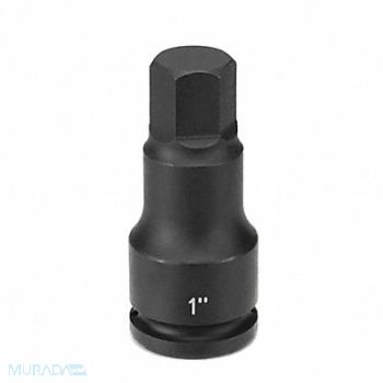 GREY PNEUMATIC Socket 17mm 3/4 D Impact Hex 6pt. M Blk, 51PA09
