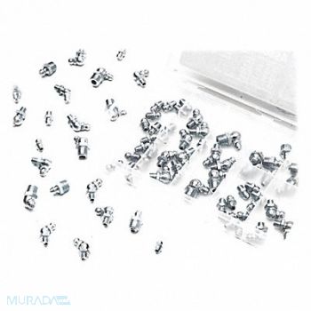 PERFORMANCE TOOL Grease Fitting Assortment 70 Pc, 51RH58