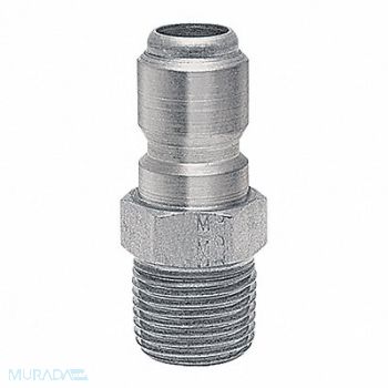 FOSTER Straight-Thru Brass Plug 1/4 MPT, 51RU53