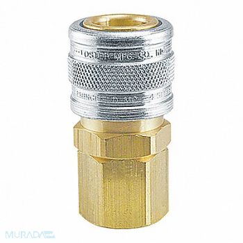 FOSTER Manual Socket 1/4 FPT Brass/Steel, 51RW87