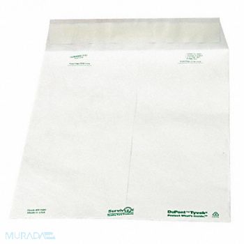 SURVIVOR Tyvek Mailer Side Seam 10x13 PK100, 51UF15