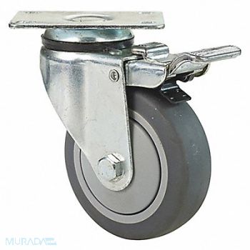 FAIRBANKS Casters Total Lock Series Swivel 4, 51UR30