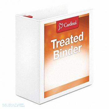 CARDINAL Binder Treated D-Ring 4 White, 51VA04