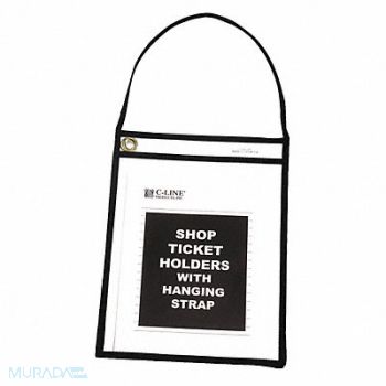 C-LINE Holder Shop Ticket Hang Clear PK15, 51VE18