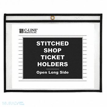 C-LINE Holder Open Side 8.5x11 Clear PK25, 51VE44