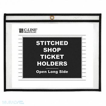 C-LINE Holder Open Side 9x12 Clear PK25, 51VE45