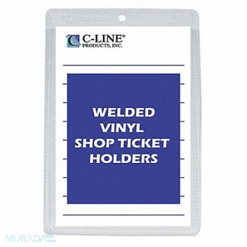 C-LINE Shop Ticket Holder Vinyl 5x8 PK50, 51VE94