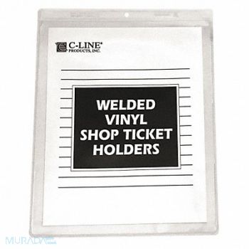 C-LINE Shop Ticket Holder Vinyl Open Top PK50, 51VE95