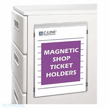 C-LINE Ticket Holder Magnetic Shop 9x12 PK15, 51VF01