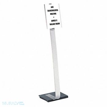 DURABLE Sign Floor Stand 8.5x11 Aluminum, 51VH61