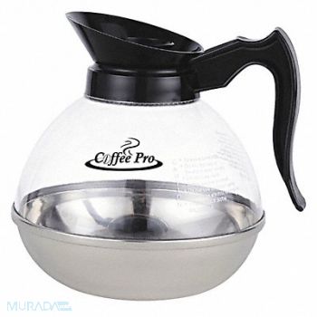 COFFEE PRO Decanter Unbreakble 12 Cup, 51VN90