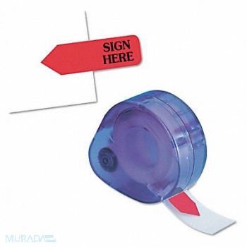 REDI-TAG Flag SignHere Dispenser Red PK120, 51WA86