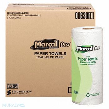 MARCAL Premium Recycled Towels 2-Ply PK30, 51XG43