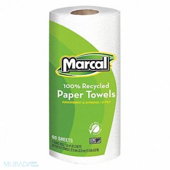 MARCAL Towel 2-Ply 60 Sheet/Roll PK15, 51XG46