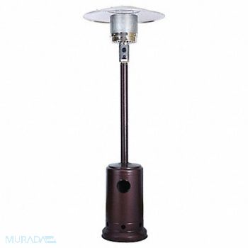 BOND Bronze Patio Heater 20 lb Tank Cap., 786Y45
