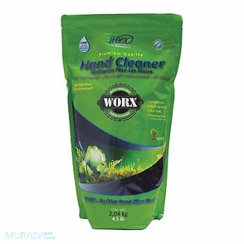 WORX Hand Cleaner Stand-Up Pouch 4.5Lbs PK4, 527U42