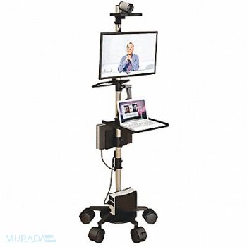 AFC INDUSTRIES Laptop and Monitor Cart 84 H x 31 W, 52AY33