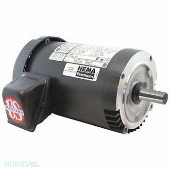 U.S. MOTORS GP Motor 2 HP 1 750 RPM 208-230/460V, 52AZ45