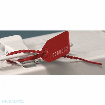 TYDENBROOKS Equilok Seal 7 L Red PK100, 52AZ80