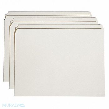 ABILITY ONE File Folders Manila 8-1/2 H x 11 W PK100, 52CA22