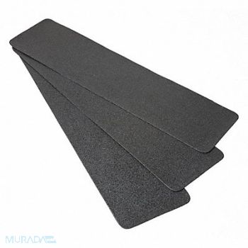ABILITY ONE AntiSlip Tread 24 Lx6 W BLK 60 Grit PK50, 52CA80
