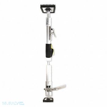 E-Z UP Dust Containment Pole Silver 20 ft.H PK2, 52CC89