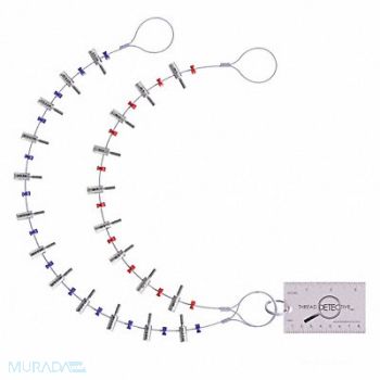 GRAINGER APPROVED Thread Identifier 21 L SS 2.5 W, 52CC97