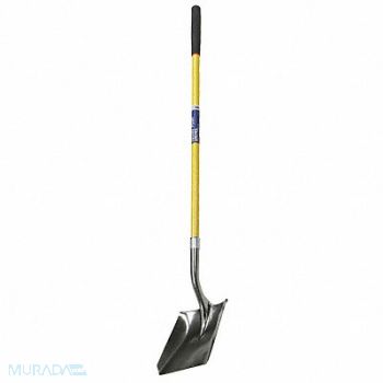 ABILITY ONE Square Point Shovel Straight Handle, 52CD16