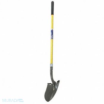 ABILITY ONE Round Point Shovel Closed Back Blade, 52CD17