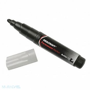 ABILITY ONE Permanent Marker Black Bullet PK12, 52CE58