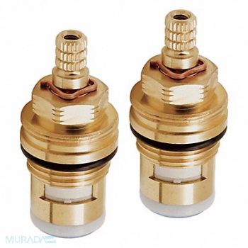 ADVANCE TABCO Handle Brass Hot/Cold Valves PK2, 52CF25