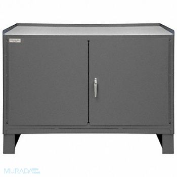 DURHAM MFG Cabinet Workbench Steel 48 W 24 D, 52CK41
