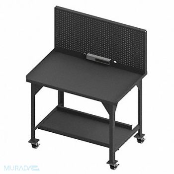 DURHAM MFG Mobile Workbench Steel 48 W 30 D, 52CL19