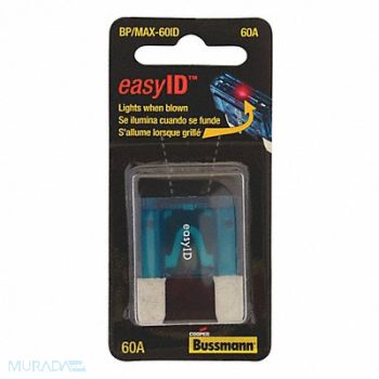 BUSSMANN Automotive Fuse 60A Blade MAX-ID Series, 52CN15