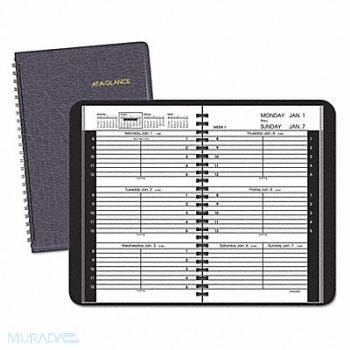 AT-A-GLANCE Planner 4-7/8 x 8 Simulated Leather, 52DN59