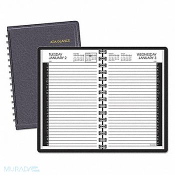 AT-A-GLANCE Planner 4-7/8 x 8 Simulated Leather, 52DN75