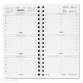 AT-A-GLANCE Desk Calendar Refill 3-1/4 x 6-1/4, 52DN95