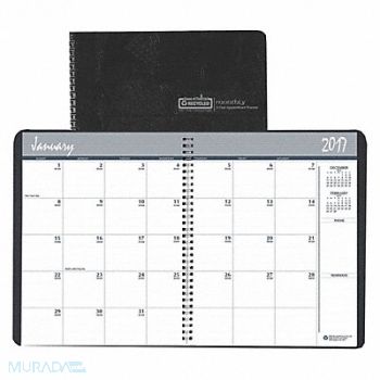 HOUSE OF DOOLITTLE Planner 8-1/2 x 11 Simulated Leather, 52DP88