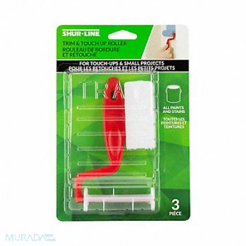 SHUR-LINE Mini Paint Roller Kit 3 L 1/4 Nap, 52GZ10