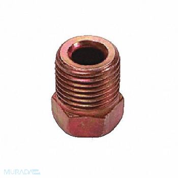 SUR R Nut Inverted Flare 3/16 Tube Steel PK4, 52HG79