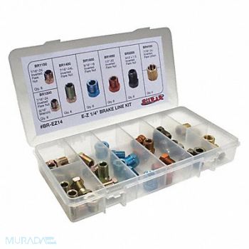SUR R Brake Line Fitting Assortment 1/4 Tube, 52HH16